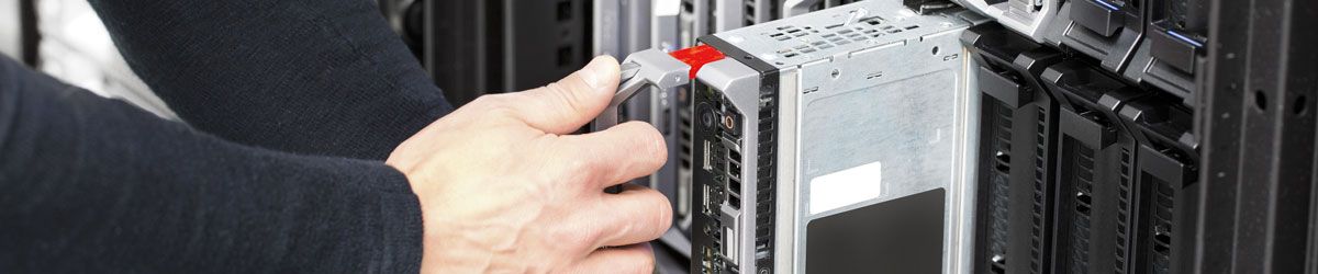 Server being installed in Wrexham business